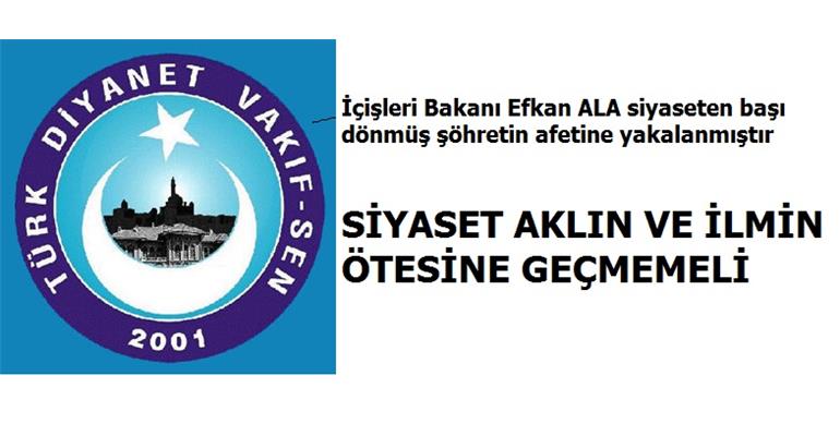 SİYASET AKLIN VE İLMİN ÖTESİNE GEÇMEMELİ
